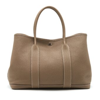 Hermes Garden Party 36 Negonda Etoupe SHW Stamp A