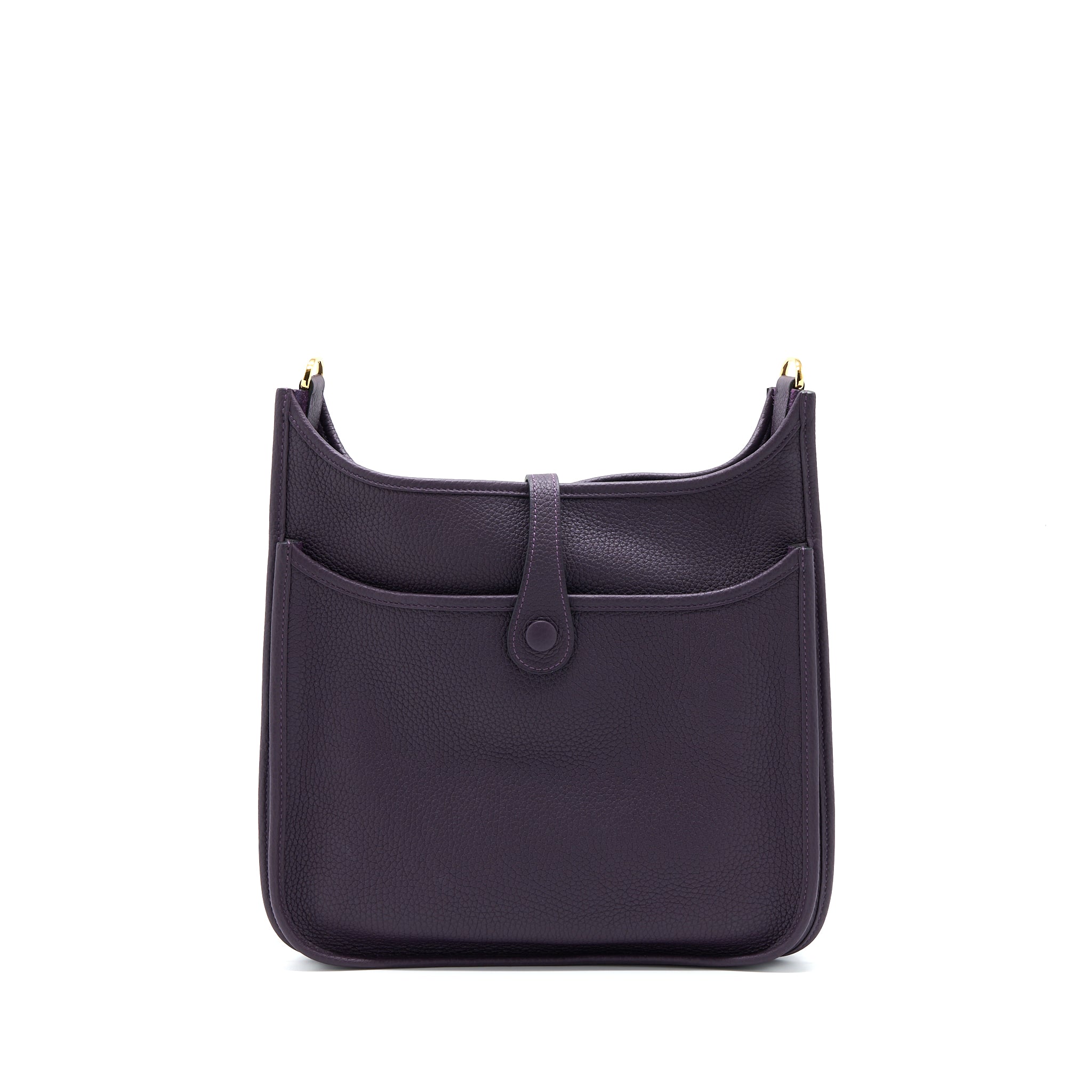 Hermes Evelyne 29 Clemence Raisin GHW Stamp D - Image 2