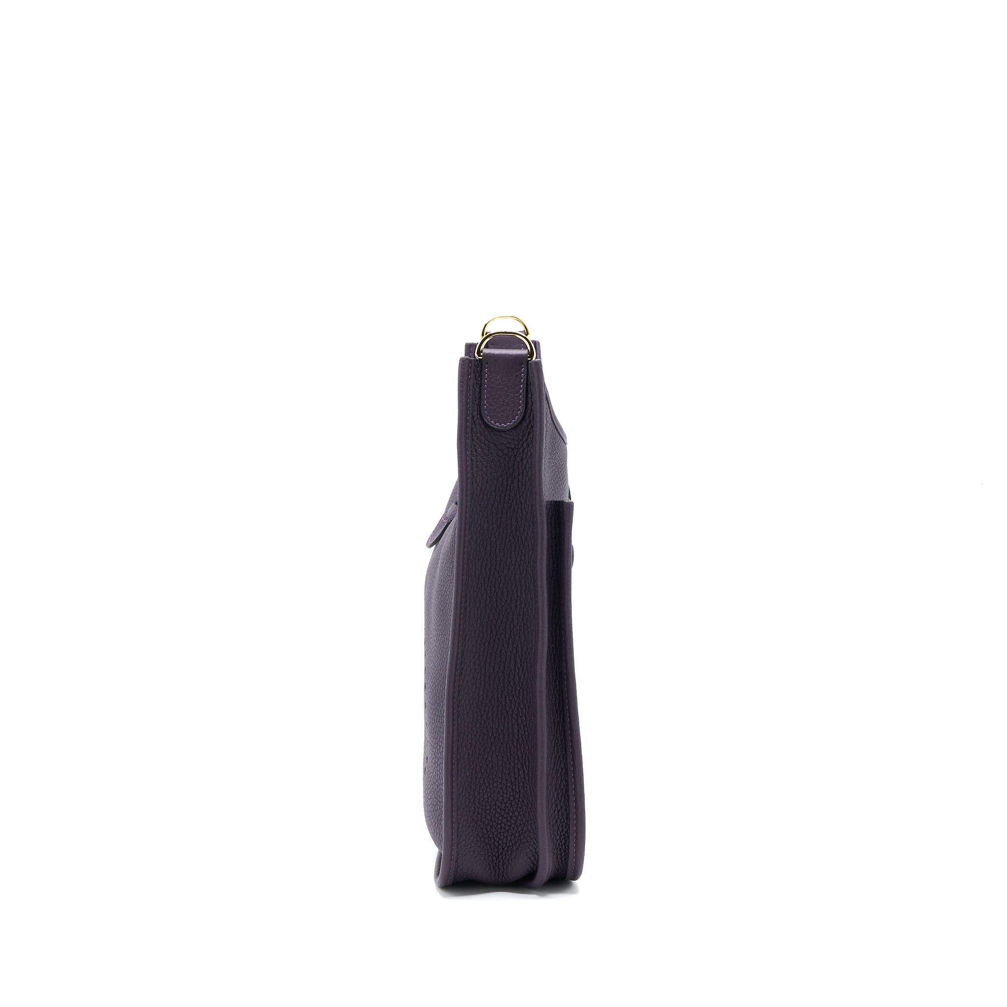 Hermes Evelyne 29 Clemence Raisin GHW Stamp D - Image 3