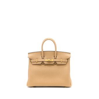 Hermes Birkin 25 Togo 0M Chai GHW Stamp U