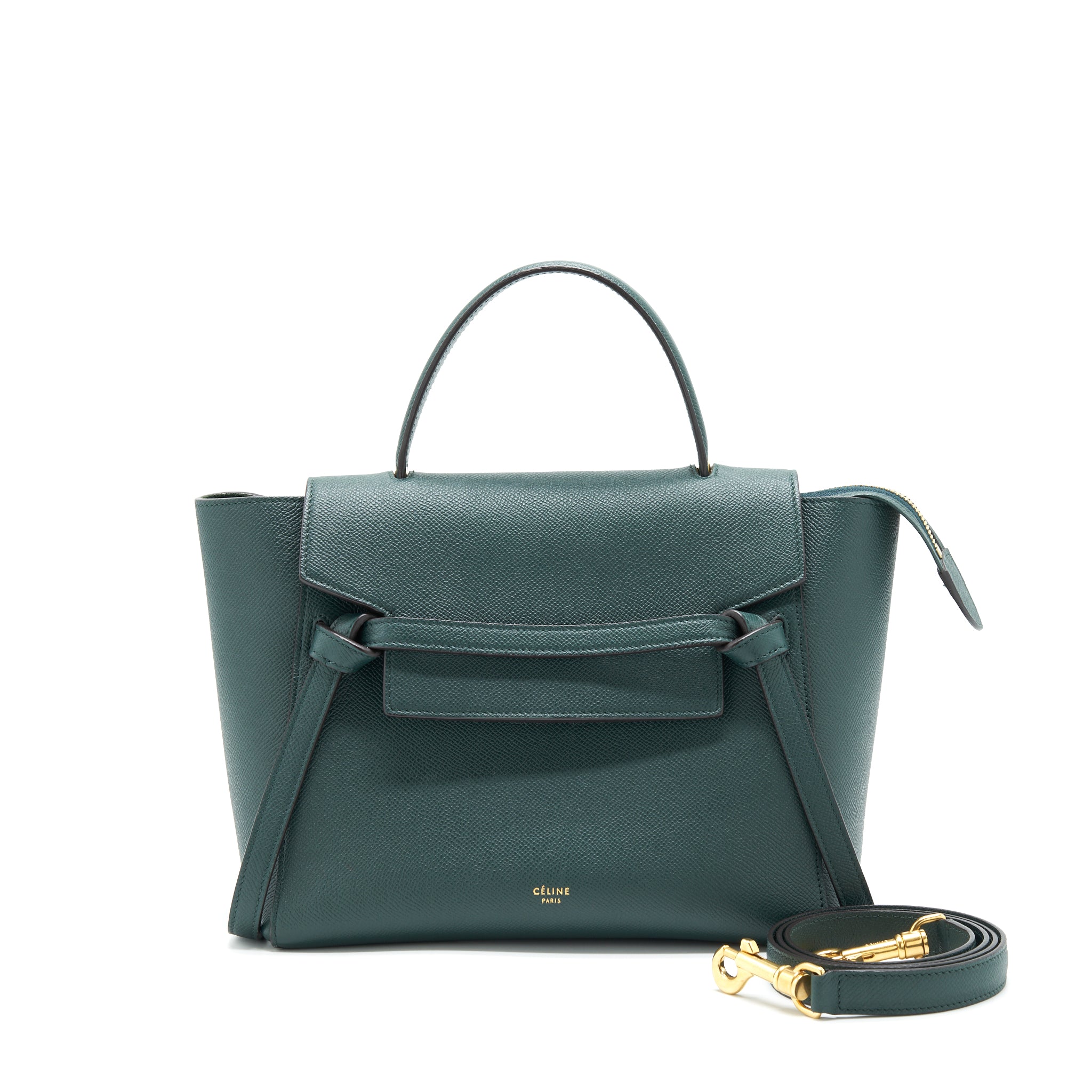 Celine Micro Belt Bag Forest Geeen GHW