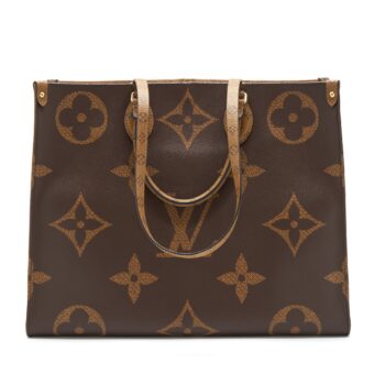 Louis Vuitton On The Go GM Monogram Reverse Canvas GHW