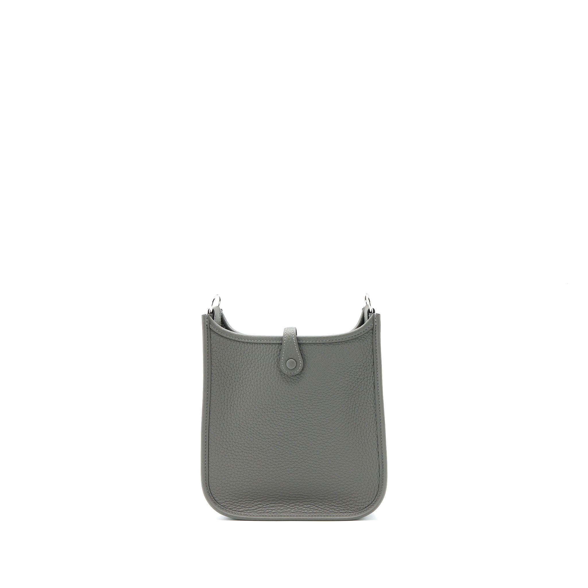 Hermes Mini Evelyne Clemence 0L Gris Meyer SHW Stamp U - Image 2