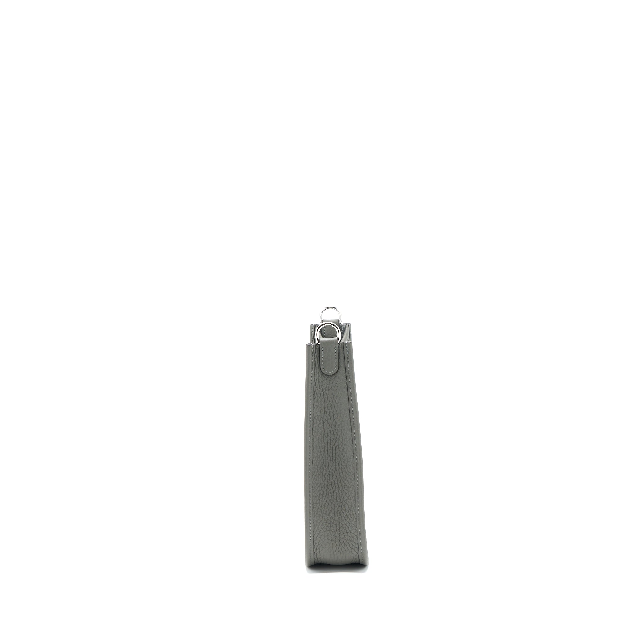 Hermes Mini Evelyne Clemence 0L Gris Meyer SHW Stamp U - Image 3