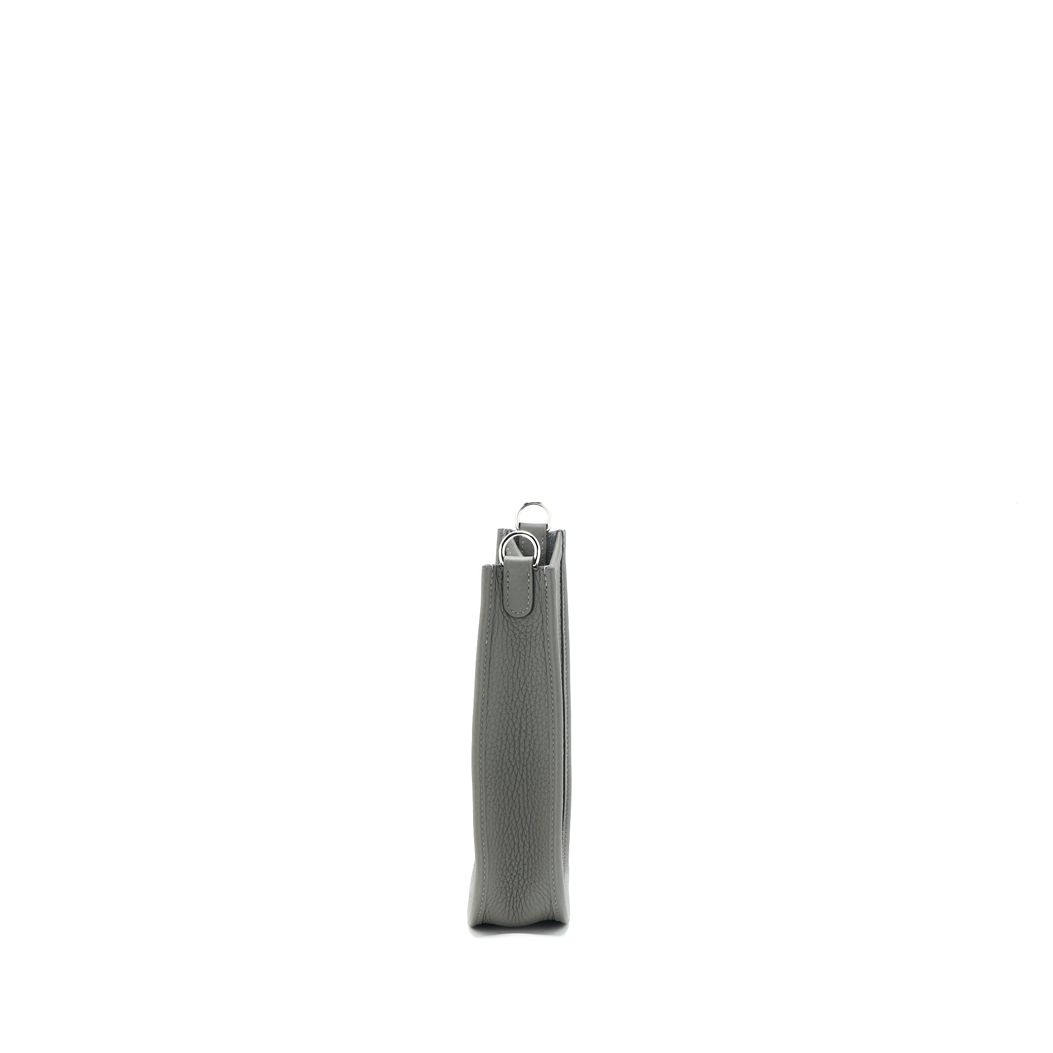 Hermes Mini Evelyne Clemence 0L Gris Meyer SHW Stamp U - Image 4