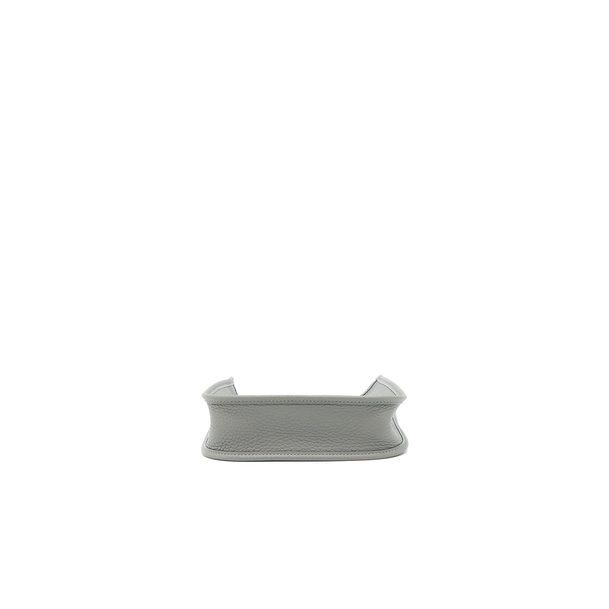 Hermes Mini Evelyne Clemence 0L Gris Meyer SHW Stamp U - Image 5