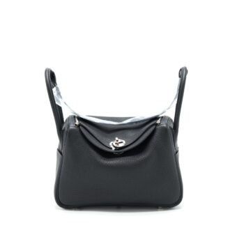 Hermes Lindy 26 Clemence Black SHW Stamp Z