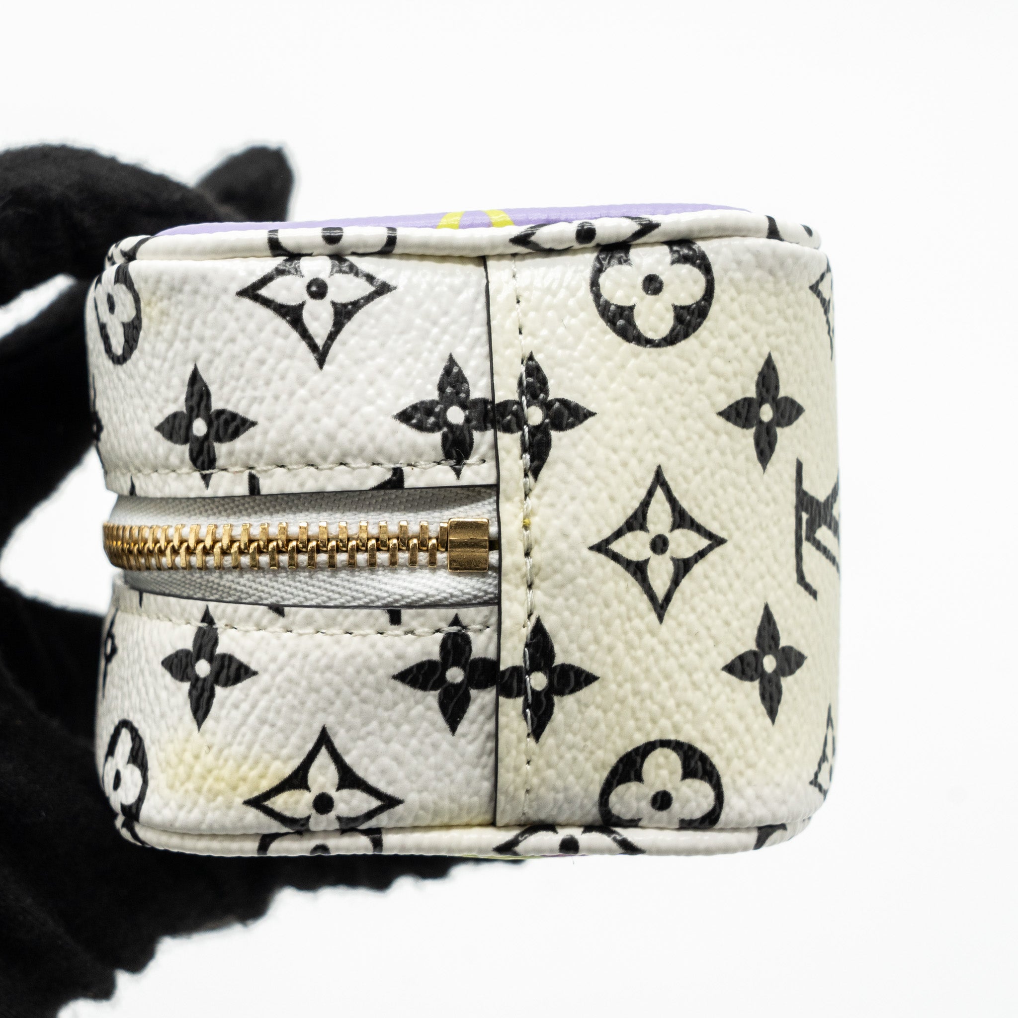 Louis Vuitton Key Chain Cube Coin Purse Monogram Canvas Multicolour GHW - Image 10