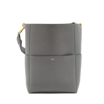 Celine Sangle Bucket bag grey GHW