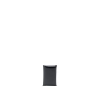 Hermes Calvi Card Holder Box Calfskin Black SHW Stamp U