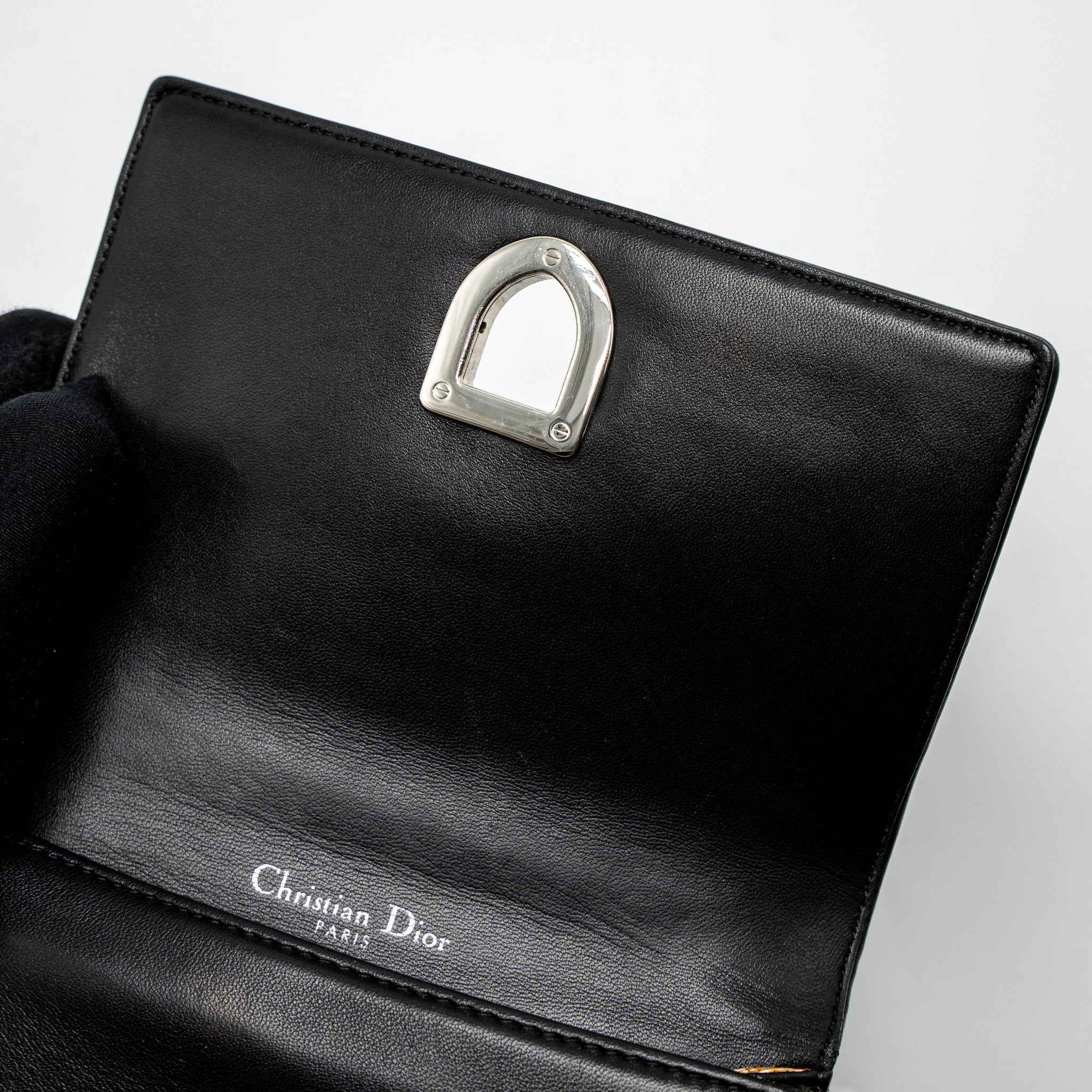 Dior Mini Diorama Bag Calfskin Black SHW - Image 12