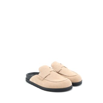 Hermes Size 36 Femme Go Mules Beige Nude