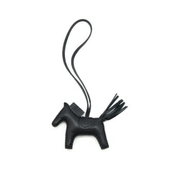 Hermes Rodeo pm Charm Black