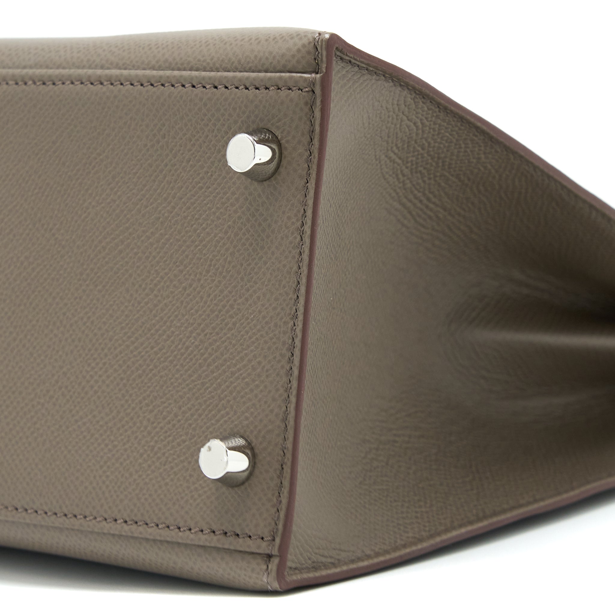 Hermes Kelly 28 Epsom 8F Gris Etain SHW Stamp Z - Image 8