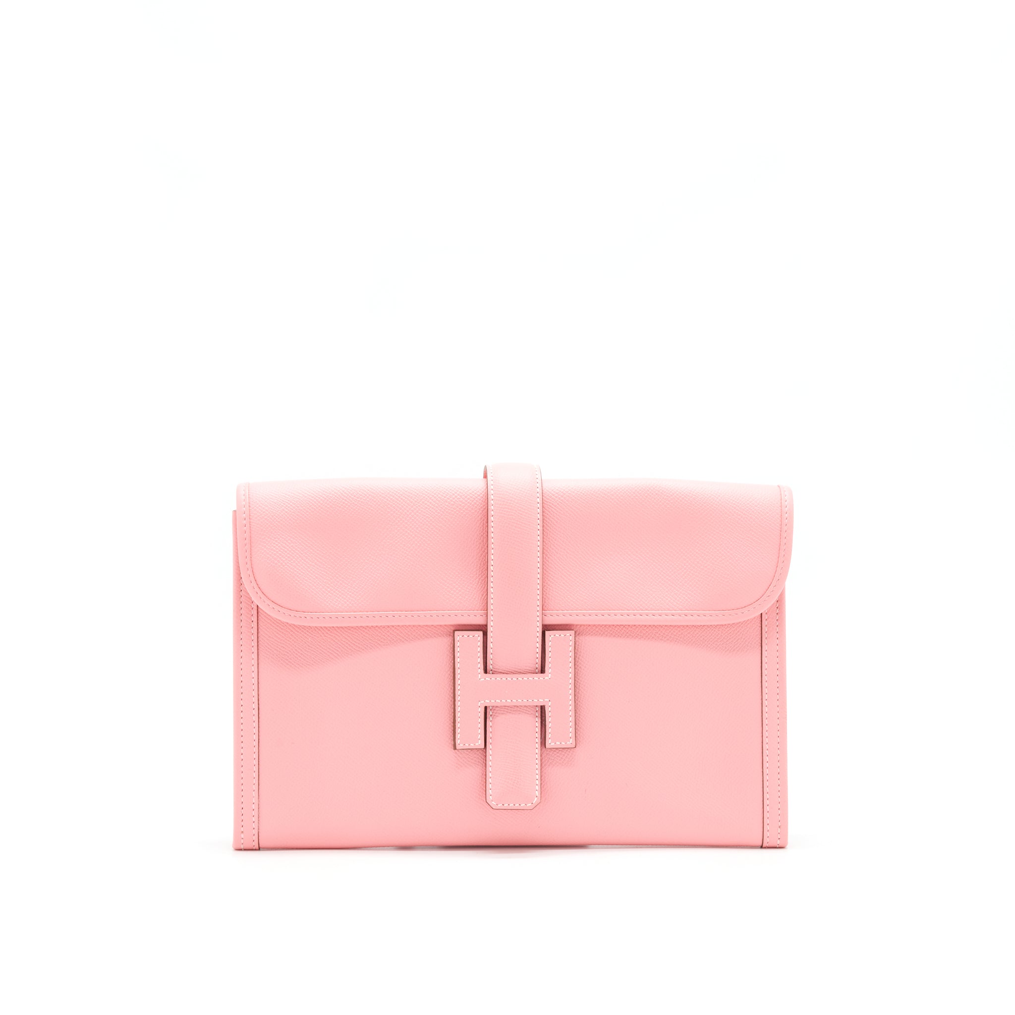 Hermes Jige 29 PM Clutch 1Q Rose Cofetti Epsom Leather