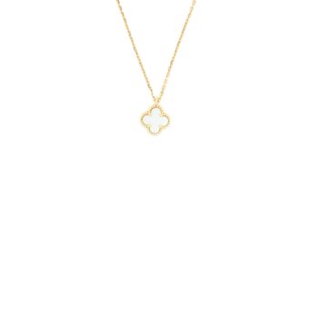 Van Cleef&Arpels Sweet Alhambra Pendant Mother of Pearl Yellow Gold