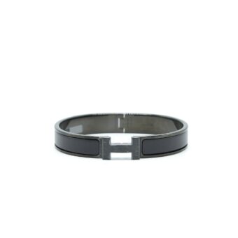 Hermes Size T6 Clic HH Bracelet So Black