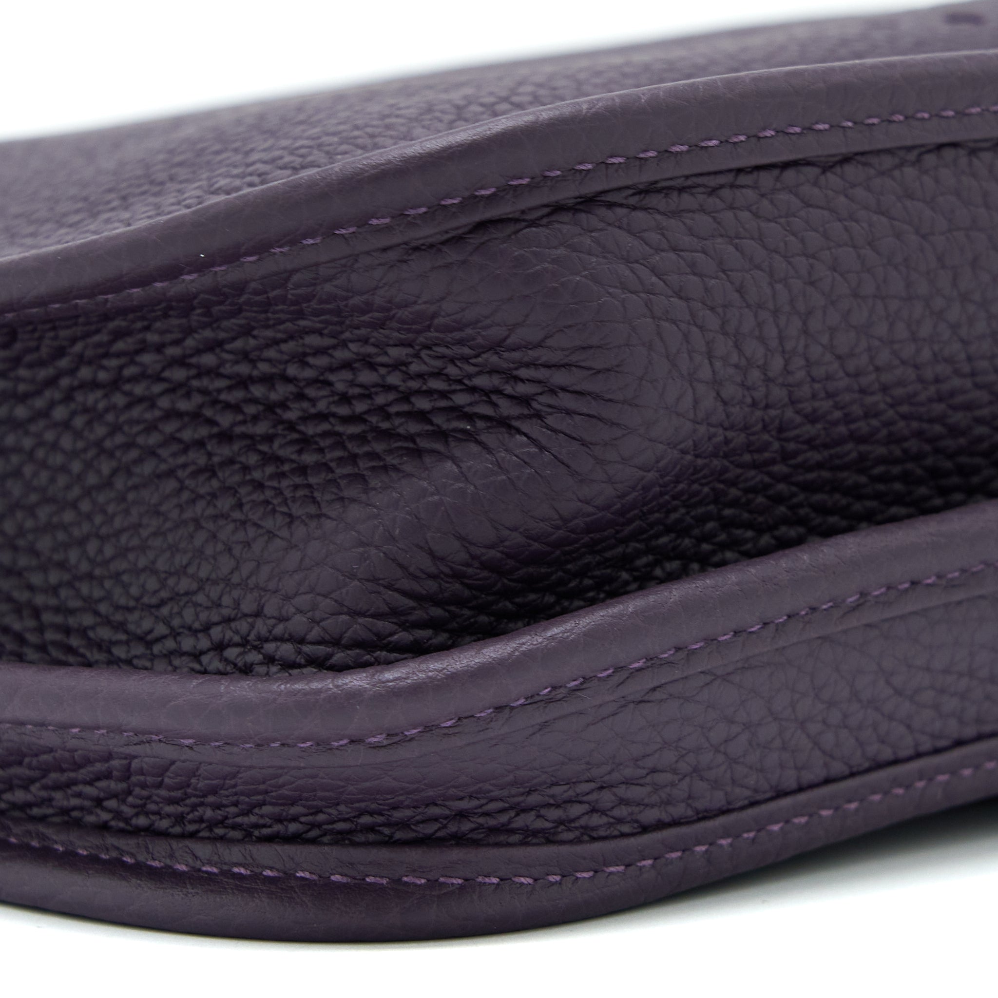 Hermes Evelyne 29 Clemence Raisin GHW Stamp D - Image 7