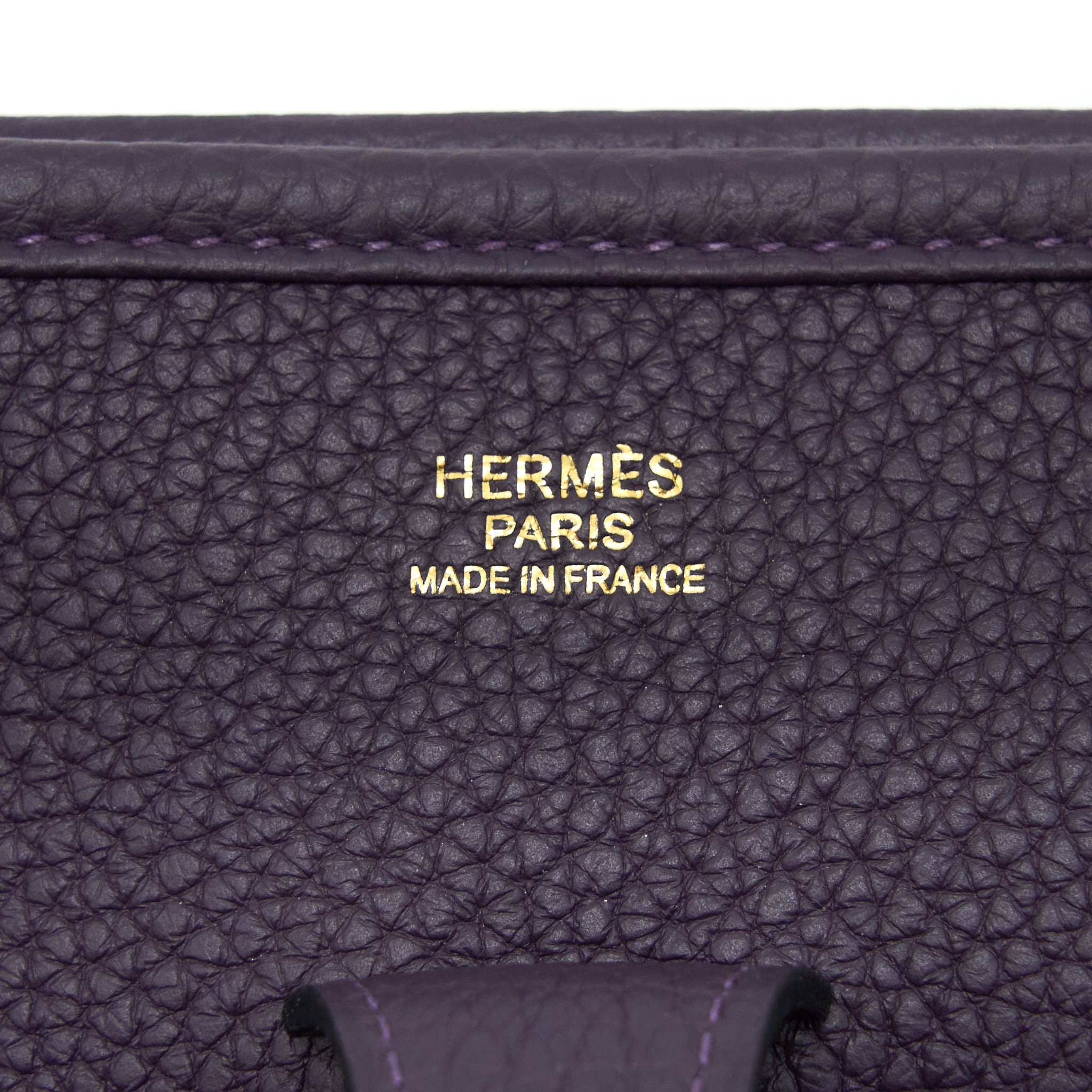 Hermes Evelyne 29 Clemence Raisin GHW Stamp D - Image 8