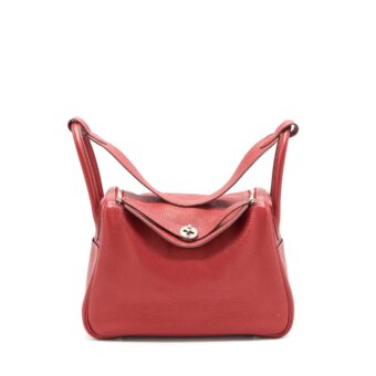 Hermes Lindy 30 CK54 Rough Garance SHW stamp square Q clemence leather