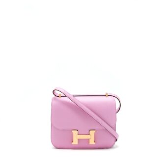 Hermes Mini Constance Epsom X9 Mauve Sylvestre RGHW stamp Z