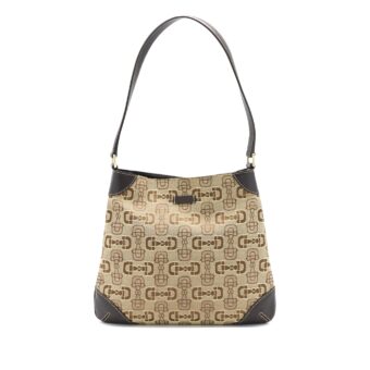 Gucci Vintage Hobo Bag Canvas/Leather Multicolour