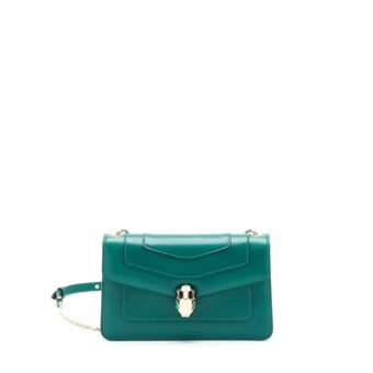 Bvlgari Serpenti Forever Bag Calfskin Green