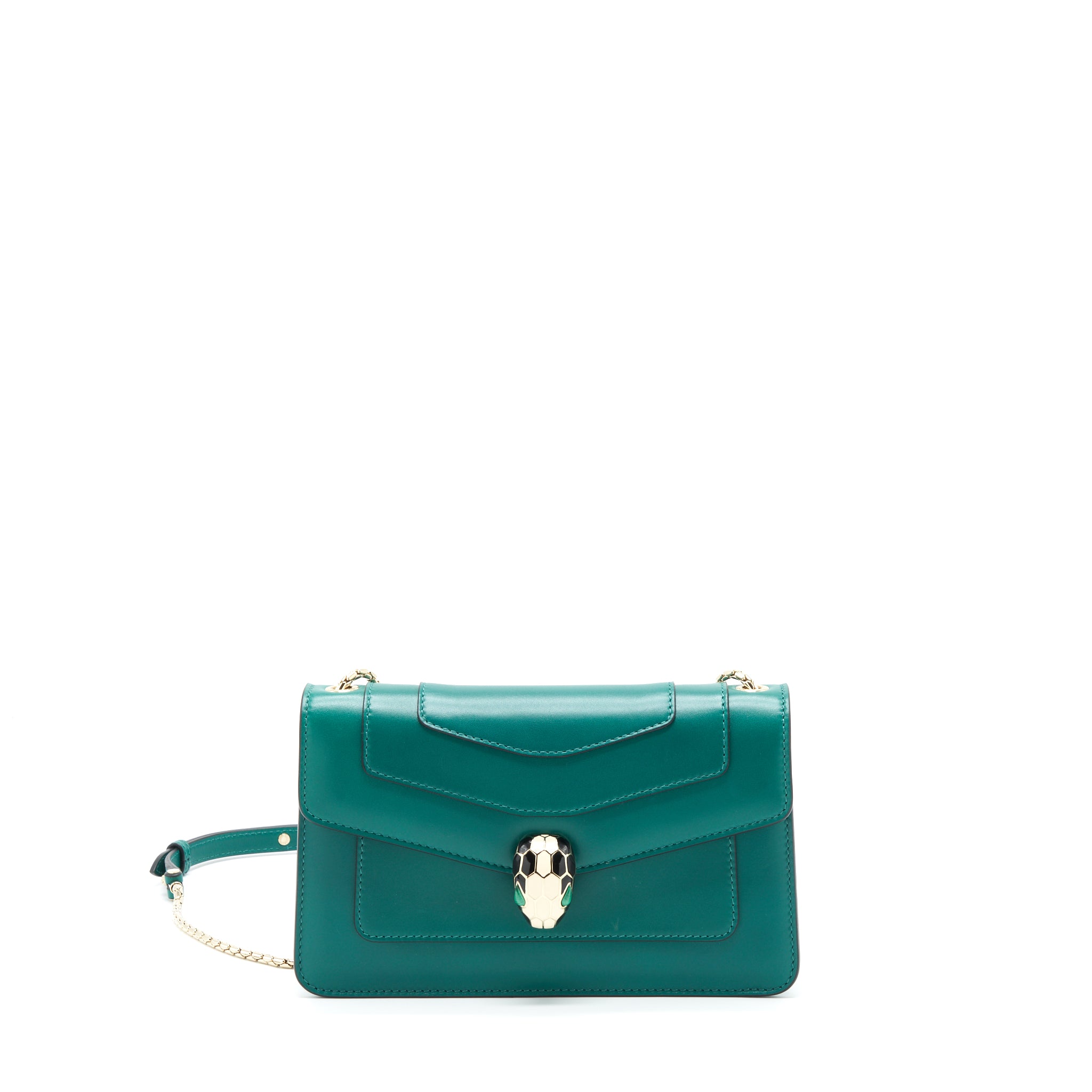 Bvlgari Serpenti Forever Bag Calfskin Green
