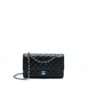 Chanel Classic Double Flap Bag Caviar Black SHW