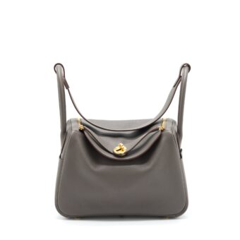 Hermes Lindy 26 Evercolor 8F Gris Etain GHW Stamp Z