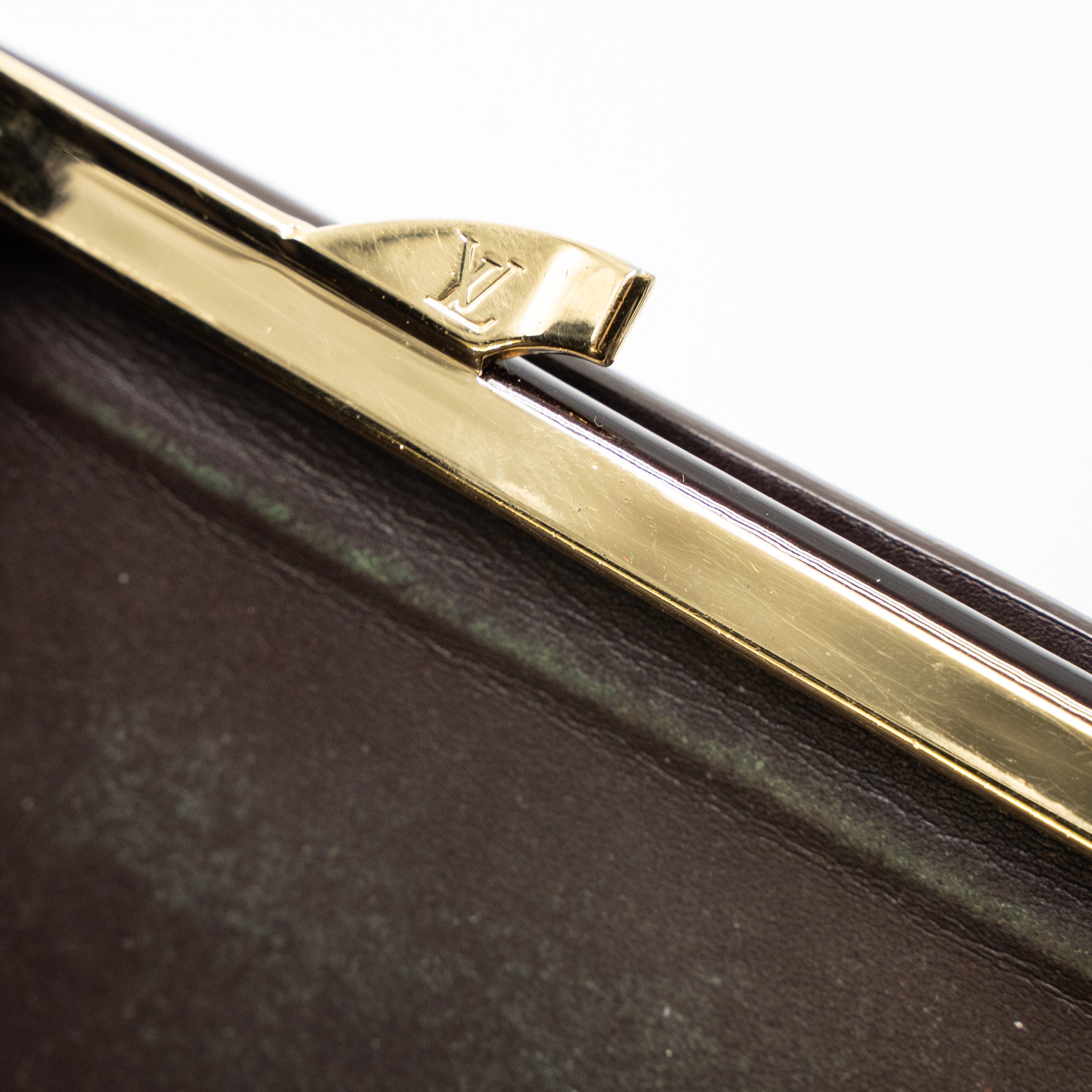 Louis Vuitton Portefeuille Viennois Purse Wallet Monogram Vernis Amarante GHW - Image 9