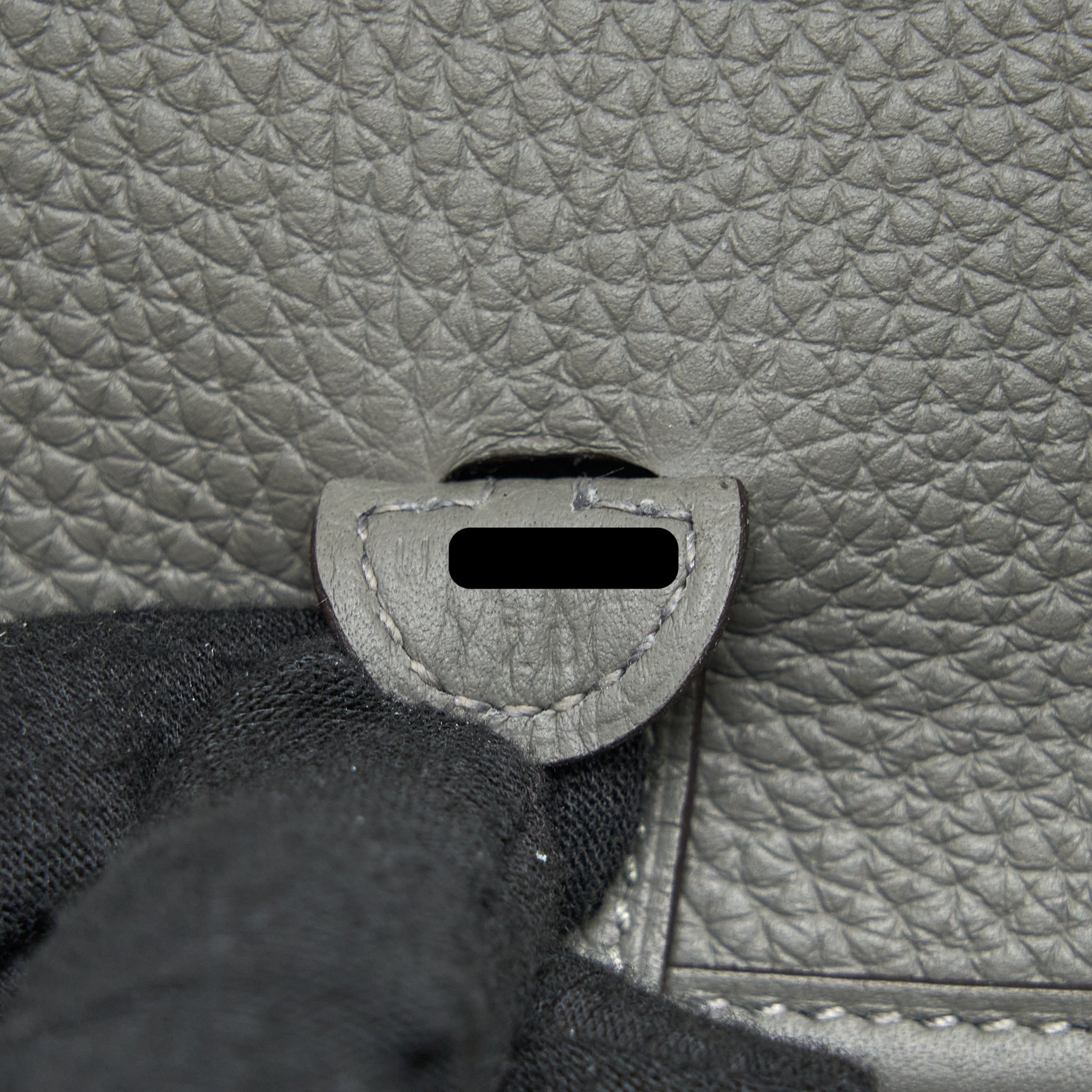 Hermes Mini Evelyne Clemence 0L Gris Meyer SHW Stamp U - Image 11