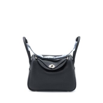 Hermes Lindy 26 Clemence Black SHW Stamp U