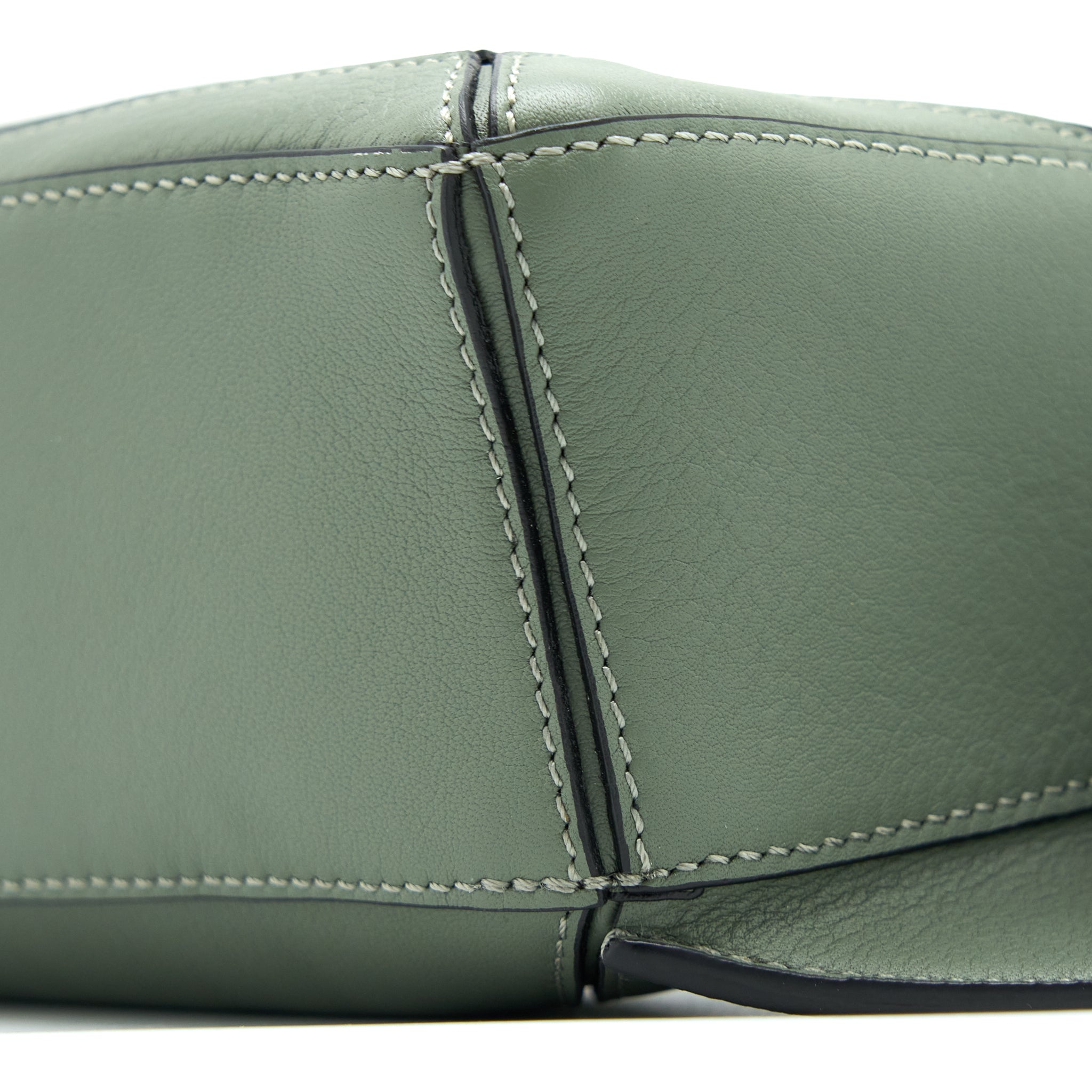 Loewe Mini Puzzle Bumbag Calfskin Dark Sage SHW - Image 11