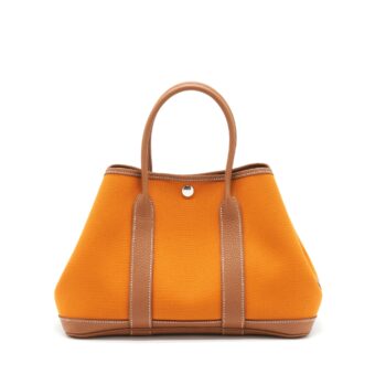 Hermes Garden Party Canvas 30 Abricot / Gold SHW Stamp C