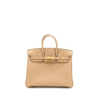 Hermes Birkin 25 Togo 0M Chai GHW Stamp U