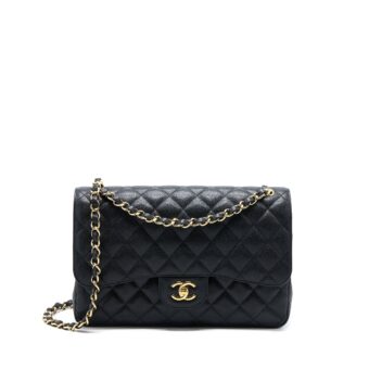 Chanel Jumbo Classic Double Flap Bag Caviar Black GHW