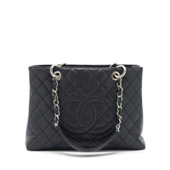Chanel Grand Shopping Tote Bag Caviar Black SHW