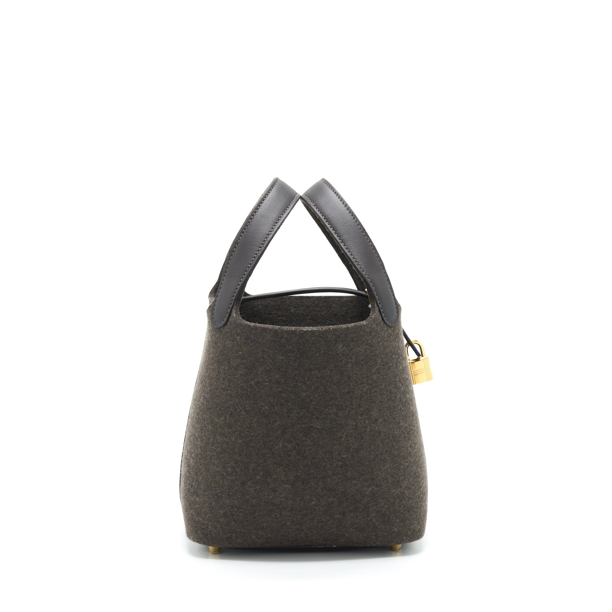 Hermes Picotin 18 Felt Lock Bag Ebene GHW Stamp Y - Image 3
