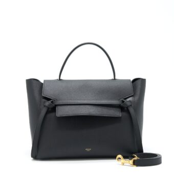 Celine Mini Belt Bag Grained Calfskin Black GHW