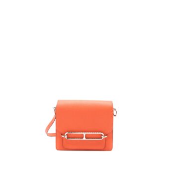 Hermes Mini Roulis Evercolor 9T Capucine SHW Stamp A
