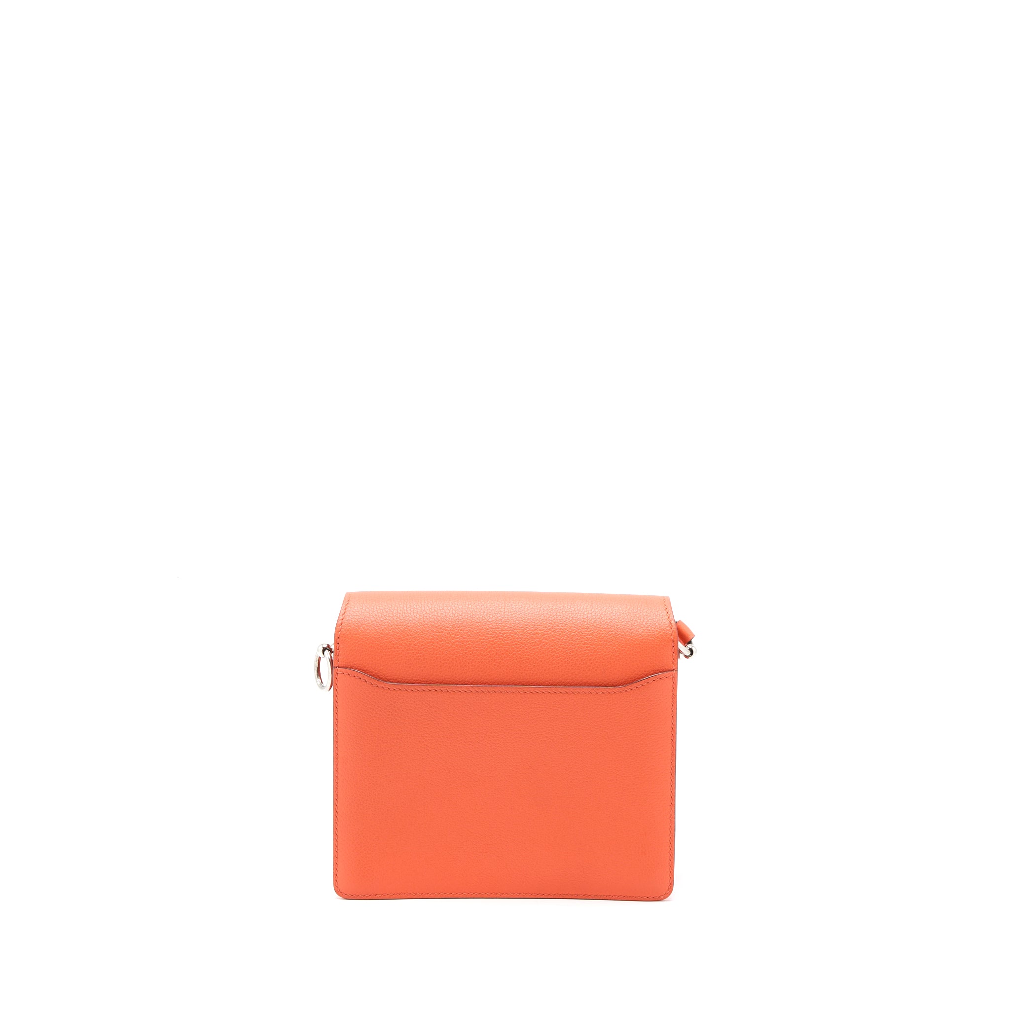 Hermes Mini Roulis Evercolor 9T Capucine SHW Stamp A - Image 2