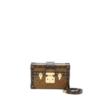 Louis Vuitton Petite Malle Monagram Reverse Canvas GHW