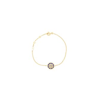 Dior Rose Des Vents Bracelet Yellow Gold Semi Precious Stone Diamond