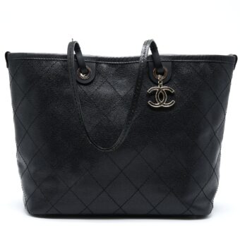 Chanel Tote Bag Caviar Black SHW