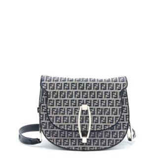 Fendi Vintage FF Logo Crossbody Bag SHW