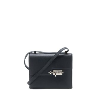 Hermes Sac Verrou 21 Epsom Black SHW Stamp A
