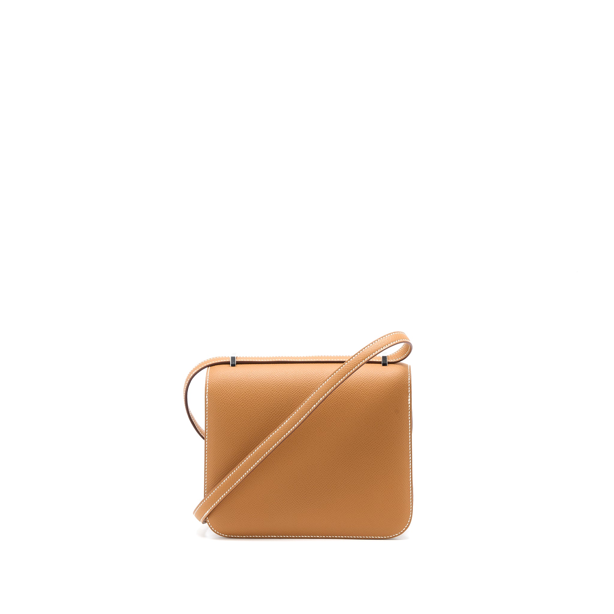 Hermes Constance Mini Epsom Gold SHW Stamp U (New Version) - Image 2