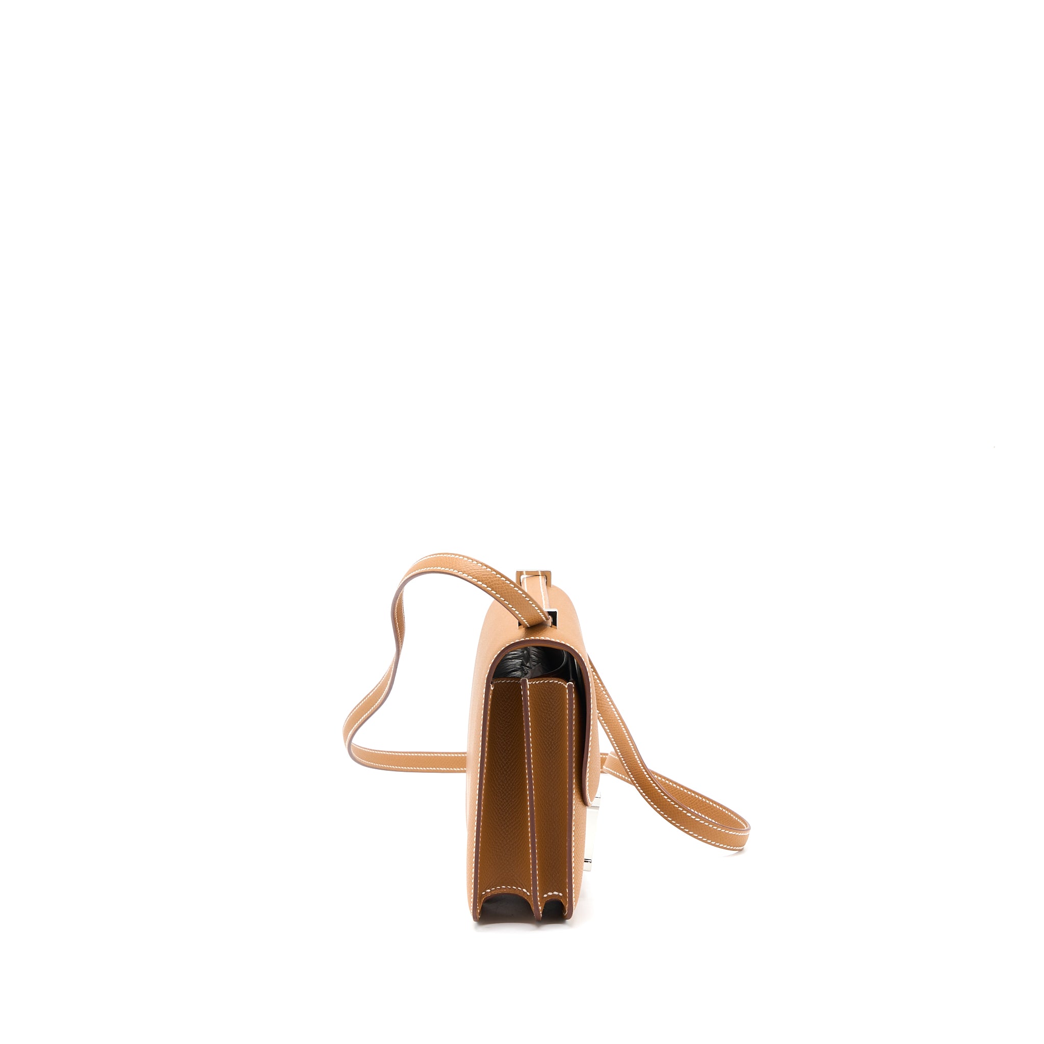 Hermes Constance Mini Epsom Gold SHW Stamp U (New Version) - Image 4