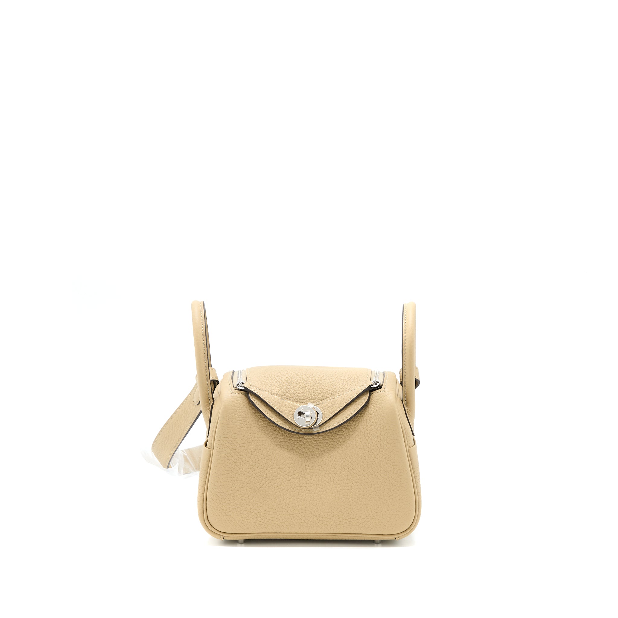 Hermes Mini Lindy Clemence Trench SHW Stamp U